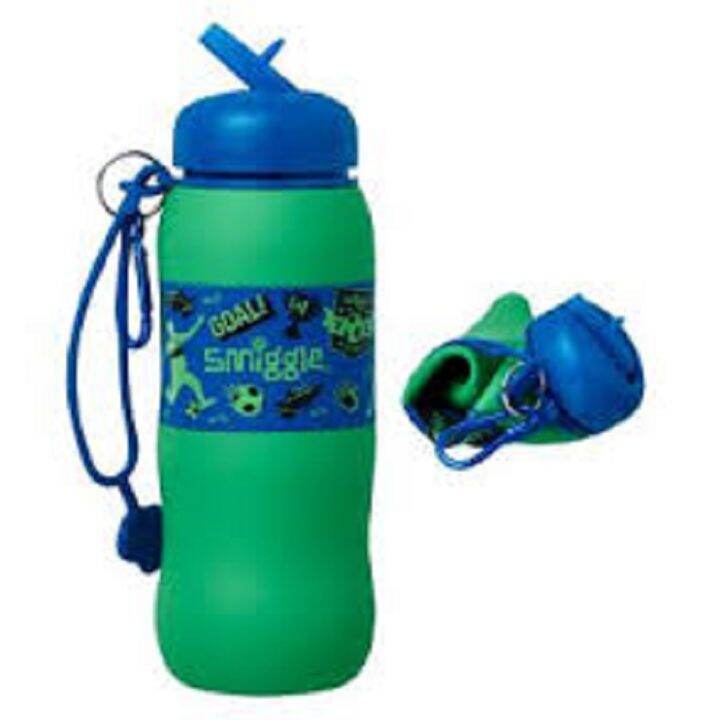 SMIGGLE SILICONE ROLL BOTTLE DRINKING WATER BOTTLE Lazada