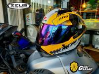 หมวกกันน็อค ZEUS ANNIVERSARY YELLOW  (YAMAHA) ฟรี!!ชิวปรอท + สปอยเลอร์แต่ง