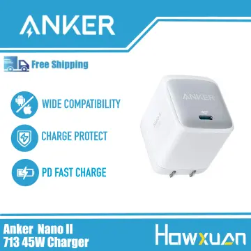  Anker USB C Charger, 713 Charger (Nano II 45W), GaN II