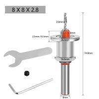 [2023ร้อน] ก้าน8Mm Countersink เครื่องตัดมิลลิ่งบิตเราเตอร์สำหรับงานไม้อุปกรณ์ถอนสกรูการรื้อถอนเครื่องมือแท่นจัดวางดอกสว่านงานไม้