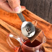 1pc Tea Bag Clip Stainless Steel Thickened Lemon Tweezer Ice Sugar Barbecue Clip Home Kitchen Gadget Teaware Accessories Sale