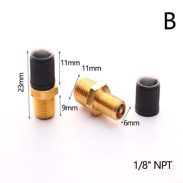 2pcs-pack-m10-1-8-1-4-npt-mpt-brass-air-compressor-tank-fill-valve-double-head-standard-valve-core-auto-car-tire-valves