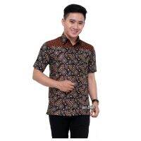 Distro Batik Men Embroidery Sogan Hrb026 Batikaf Notoarto Batik Ipnu-Ippnu Hem Men Bel