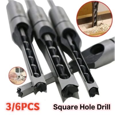 10mm Square Hole Saw Auger Drill Bit Mortising Hole Drill Bit Steel Mortising - Drill Bit - Aliexpress