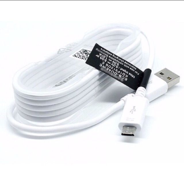 samsung-สายชาร์จแท้-micro-usb-data-cable-1m-white