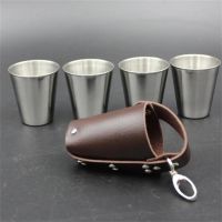 【YF】✷  320/180/70/30ml 4/1pcs Wine Cups Outdoor Camping Mug Beer Drinking Whiskey Cup Bar