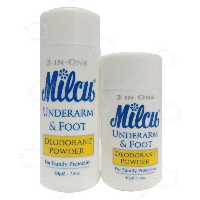 Milcu Deodorant Powder 40g/80g Lazada PH