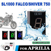 Penunjuk Paparan Gear Unaprilia SL1000 Falco Shiver 750 Shiver750 Tiada ABS EFI Aksesori Motosikal LED 1-6 Paparan Kelajuan