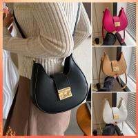 YESHE หนังพียู กระเป๋าสะพายไหล่แบบสั้น เล็กๆน้อยๆ สีทึบทึบ กระเป๋า Crossbody แบบพกพาได้ กระเป๋าแมสเซนเจอร์ ผู้หญิงผู้หญิงผู้หญิง