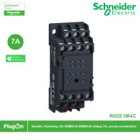 Schneider Electric RXZE1M4C ขาเสียบสำหรับรุ่น 4คอนแทค Socket RXZ - mixed contact - 7 A - 250 V - screw clamp - for relay สั่งซื้อได้ที่ PlugOn