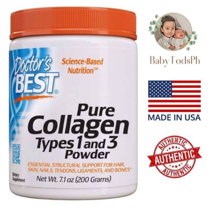 luggag Doctor's Best Pure Collagen Types 1 and 3 Powder 7.1 oz (200 g