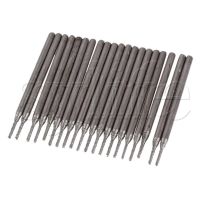 20pcs Lapidary Diamond Coated Hole Drill Solid Bits Needle Gems Glass Tile 1mm