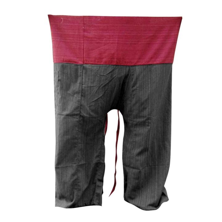 กางเกงเลย์นุ่มสบาย-ใส่สะดวกกางเกงเลย์ผ้าฝ่าย-แดงบน-ดำล่าง-หลากสีสันด้วยลวดลายที่โดนใจคุณ-กางเกงเลย์-ทำจากผ้าฝ่าย-เนื้อนุ่ม-ไม่ร้อน