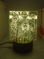 Tokyo revengers 3d led lamp for bedroom manga night lights anime action figure Decoration children hoom Kawaii gift