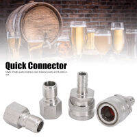 สแตนเลส G1/2in ด้าย Quick Connector เบียร์ Barrel Connector อะแดปเตอร์ Home Brew Fitting