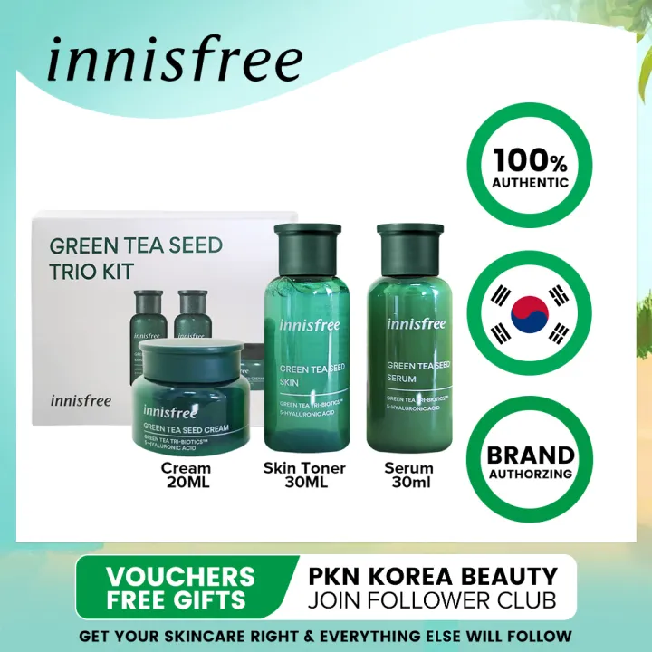 Set Penjagaan Kulit Teh Hijau Innisfree – Sesuai Untuk Kulit Berminyak?