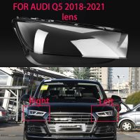 ที่บังตะเกียงสำหรับรถ Audi Q5L 2018-2021ฝาครอบเลนส์เลนส์ไฟหน้าการปรับปรุงฝาครอบไฟหน้ารถการ์ดรถไฟตกแต่งสวนไฟหน้า