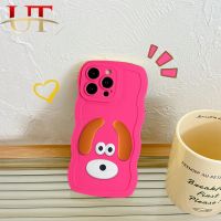 เคสโทรศัพท์คลื่นสุนัขไส้หรอกหูอันใหญ่แบบ DIY น่ารักสำหรับ Redmi Note 12 Pro Note 11S Note 10S Note 10 Pro Note 9S Note 9S Note 8 Pro Note 8 Pro Note คลุมทั้งหมดกล้องแคนดี้ซิลิโคนนิ่มป้องกันการตกฝาครอบด้านหลังเพื่อการป้องกัน