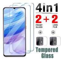 4in1 Tempered Lens Screen Protector Glass for Xiaomi Redmi K40 K50 K60 Gaming Pro 10 9 8 7 10C 10A 9A 9i 9C 9T Lens Film