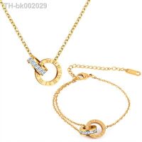 ☏■✚ Fashion Stainless Steel Crystal Necklace For Women Silver Color Cubic Zirconia Chain Necklace 2021 Trend Female Jewelry Collar