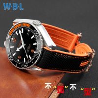 Suitable for Omega Nylon Silicone Watch Strap Male Seamaster 300 Observatory Ocean Universe 600 Original Rubber Strap