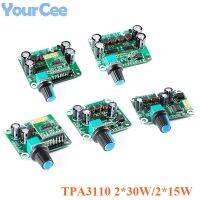 【YF】▧  TPA3110 Digital Amplifier Board 30W 30W 15W 15W Stereo Class D Audio Bluetooth-compatible Module