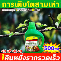 7วันรากเน่าหยั่งรากใหม่ ตายแต่รอดได้ น้ำยาเร่งราก ยาเร่งราก 500ml เยียวยาด่วน ชุบชีวิตต้นใม้กำลังตาย น้ำยาเร่งราก b1ปริมาณสารอาหารสูง เร่งดอกไม้ ใบเขียว เร่งราก รากไม่เผา ใช้ได้พืชทุกชนิด แก้ปัญหาเช่นรากเน่า ยาเร่งรากและใบ น้ำยาเร่งรากใบ