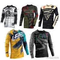 【hot】❉❅  Motorcycle Mountain Downhill Jersey MTB Offroad Shirt HISERWA LEATT Cycling Clothing