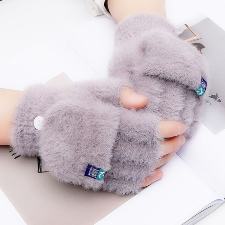 fur-mittens-warm-gloves-feamle-flip-fingerless-thicken-mitten-half