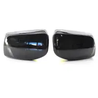 Cubierta De Espejo Retrovisor ด้านข้าง Negro Billante De Fibra De Carbono Para BMW 5, E60, E61, 525I, 528I, 528Xi, 530I, 530D คลุม/