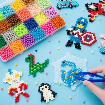 3D Water Mist Magic Beads Handmade DIY Toy Children Puzzle Handmade Magic ของเล่นเพื่อการศึกษา Gift