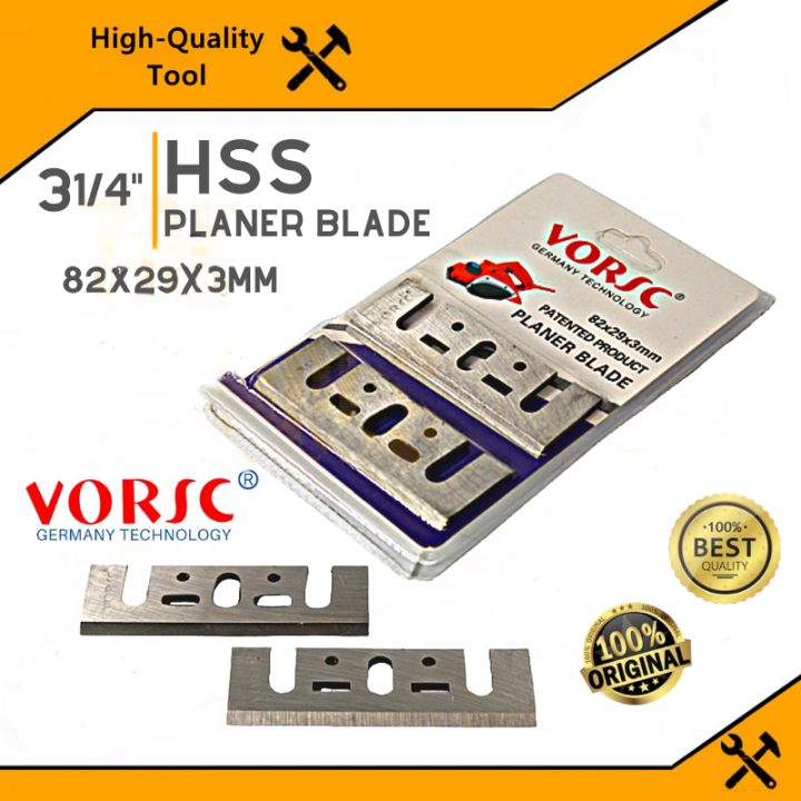 Vorsc Wood Planer Blade HSS Original Japan Power Planer Tools 31/4