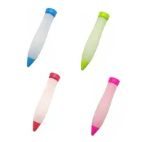 4PCS Dessert Decoration Pen Silicone Food Writing Pen Cream Injection Tool Cake Baking Decoration Tool