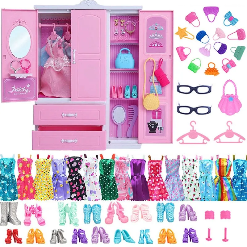 Wardrobe Barbie Doll Accessories, Barbie Closet Accessories