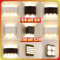 LED Wall Lamp Sconce 468W Led Light Up Down Lighting Fixture Waterproof IP65 Outdoor Indoor Bedroom Home Garden Lamp Dector