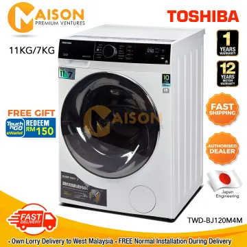 toshiba washing machine 20kg