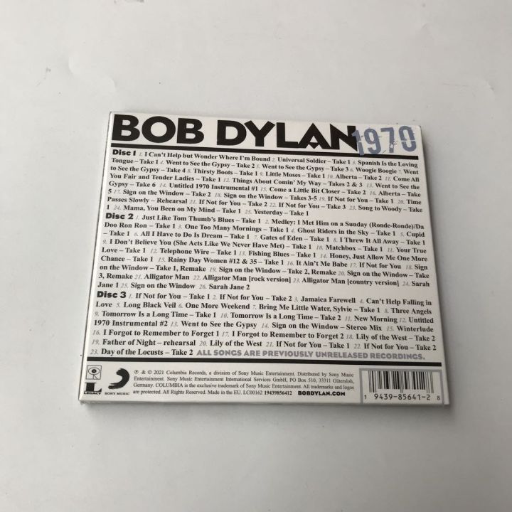 Spot CD Bob Dylan 1970 3CD 2021คอลเลกชันใหม่คลาสสิกพิมพ์ซ้ำ
