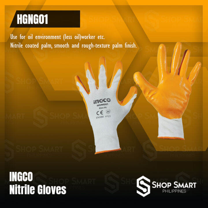 Ingco Nitrile Gloves HGNG01 Lazada PH