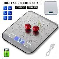 Scale Multifunction Digital Kitchen Display Charg Scale Portable Stainless Small Steel Precise Panel Platform 5kg/10kg Luggage Scales