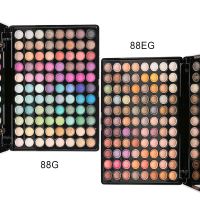 ▬❡✽ 88 Colors Eyeshadow Blush Palette Cosmetic Matte Shimmer Face Powder Women Makeup Case With mirror Eye Shadow Palette Maquillage