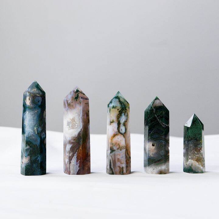 1p-cnatural-crystal-healing-stone-green-water-plant-agate-crystal-point-moss-agate-crystal-hexagonal-column-ornaments