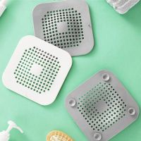 Kitchen Sink Filter Screen Pool Sewer Hair Filter Screen Bathroom Silicone Anti Blocking Suction Cup Floor Drain Cover TMZ