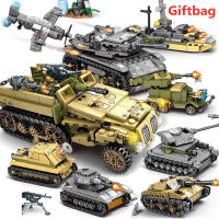 1061Pcs Military Iron Empire Tank Model Building Blocks Sets Weapon War Chariot Army Soldiers Figures Educational Creative Toys