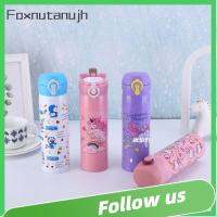 FOXNUTANUJH 350 500มล. ขวดเก็บความร้อนสำหรับเด็ก อุปกรณ์เสริมฤดูหนาว พิมพ์ลายการ์ตูน ถ้วยดื่มโดยตรง 2023 เหล็กไร้สนิม ถ้วยเก็บความร้อน ของขวัญวันคริสต์มาส