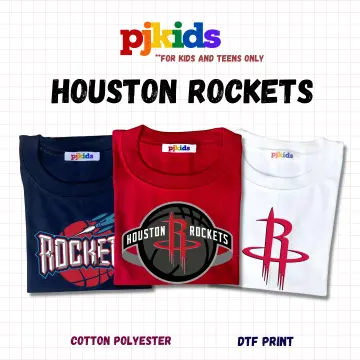 Houston Rockets T-Shirt Men’s Large Short Sleeve NBA Basketball Cotton Adult