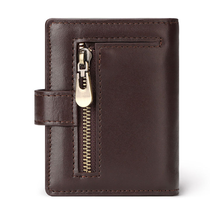 credit-card-holder-wallet-anti-magnetic-short-leather-rfid-blocking-minimal-security-vallet-coin-purse-business-card-case