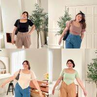 frieda Trigle crop เสื้อครอปเอววี - merrychubbyhouse