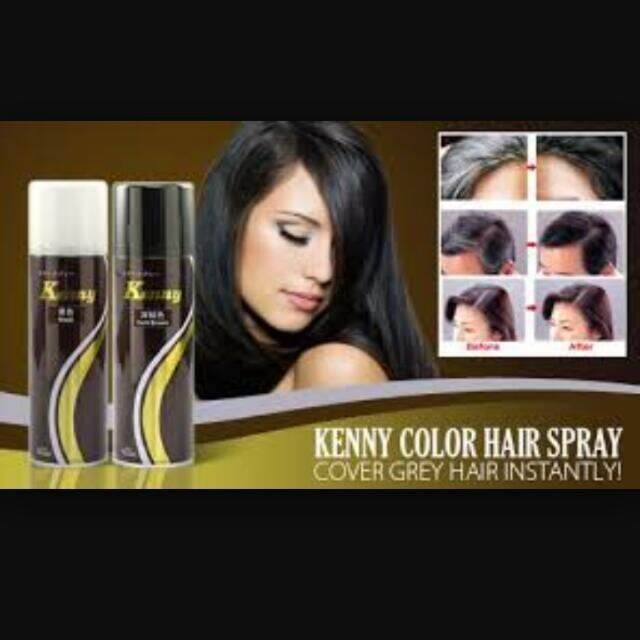 Kenny Black and Dark Brown Hair Color Spray Made in Japan 125g Lazada