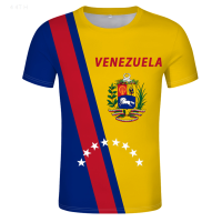 2023 NEW Men And Women Venezuela 3d Printing Funny T-shirt National Flag Sweatshirt Fashion Short Sleeved T-shirt Unisex T-shirt Customized fashion t-shirt