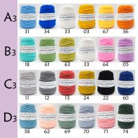 400m Tufted Yarn Professional Yarn For Tufting Gun 8 Strands Yarn For DIY Rug Making Tufting Gun Weaving Knitting Yarn 28 Colors Knitting  Crochet